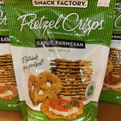 Pretzel Crisps Garlic Parmesan