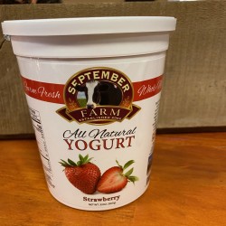 All Natural Strawberry Yogurt